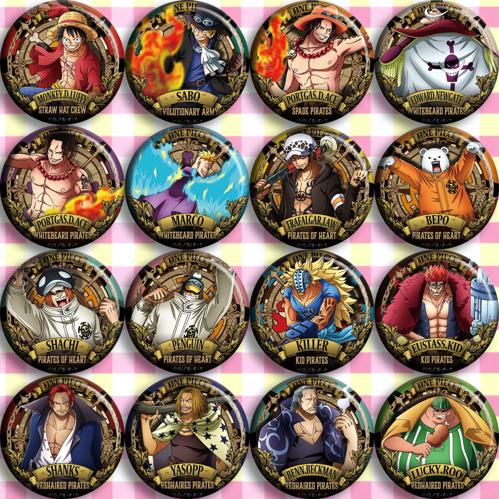 Anime Merchandise In Japanese - Lencana Anime ONEPIECE Gaya C Pin