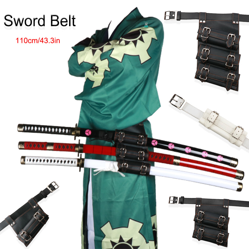 Anime Merchandise Katana - Sabuk Cosplay Anime Katanas kulit PU