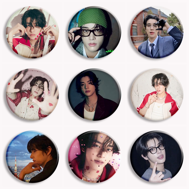 Pin Button Badge - Kpop Jake Sim Pin Kancing Lembut