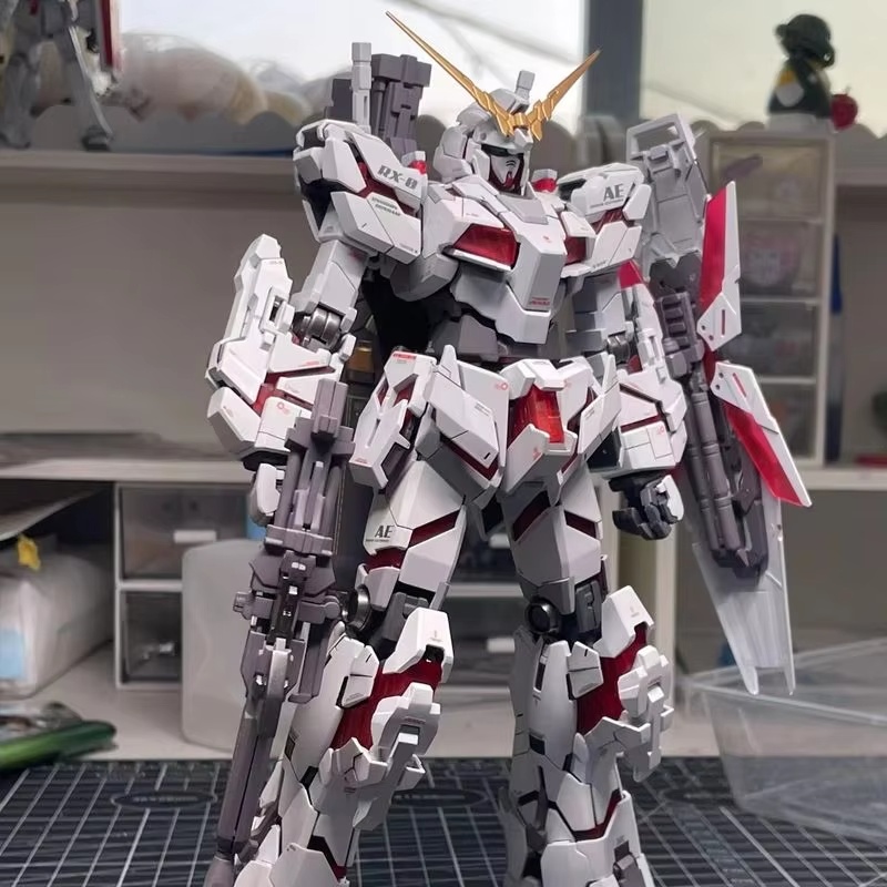 Bandai Gundam Rg - Tersedia Hg 1/144 Rx-0 Unicorn Mode