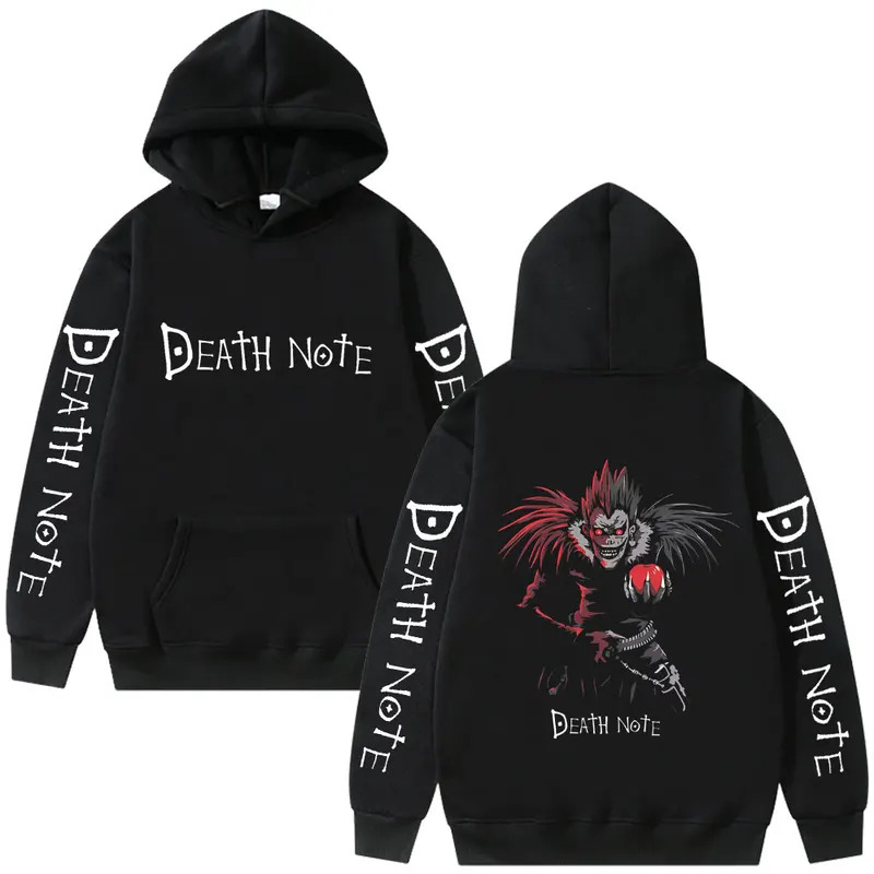 Anime Merch Shopping - Hoodie Grafis Anime Death Note Ryuk