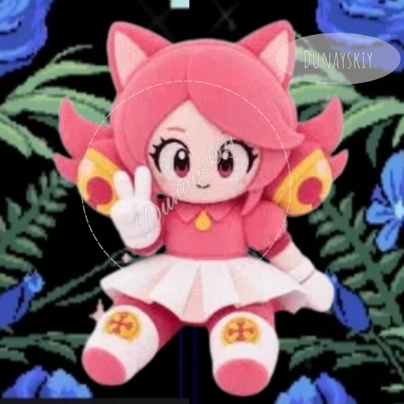 Anime Merchandise Dress - Boneka Plush Kucing Pink Deltarune, Merchandise