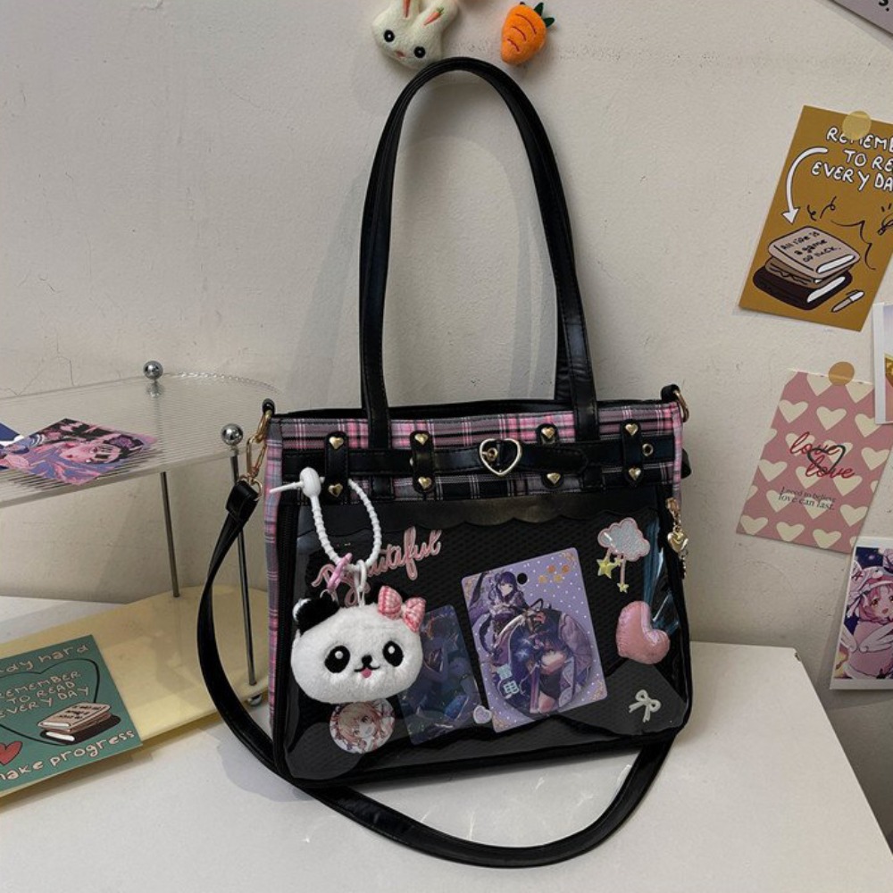 Anime Merchandise In Japanese - Y2K Kartun Anime Itabag Lattice Tas