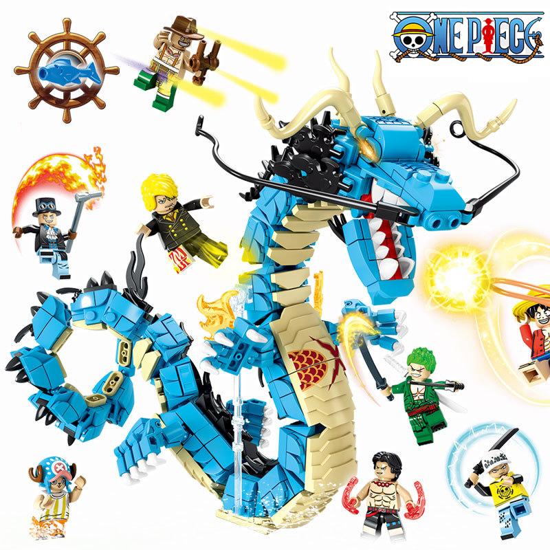 Zoro Anime Merchandise - One Piece Blok Bangunan Kotak Buta