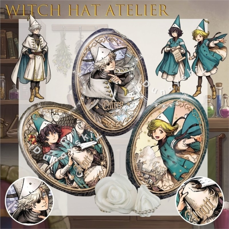 Topi Penyihir Atelier Tongari  - Pin Button Badge ulasan dan harga