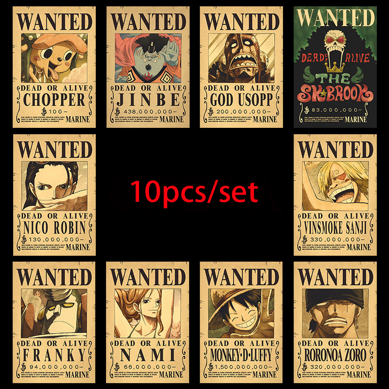 10pcs Anime One Piece Luffy 3  - Zoro Anime Merchandise ulasan dan harga