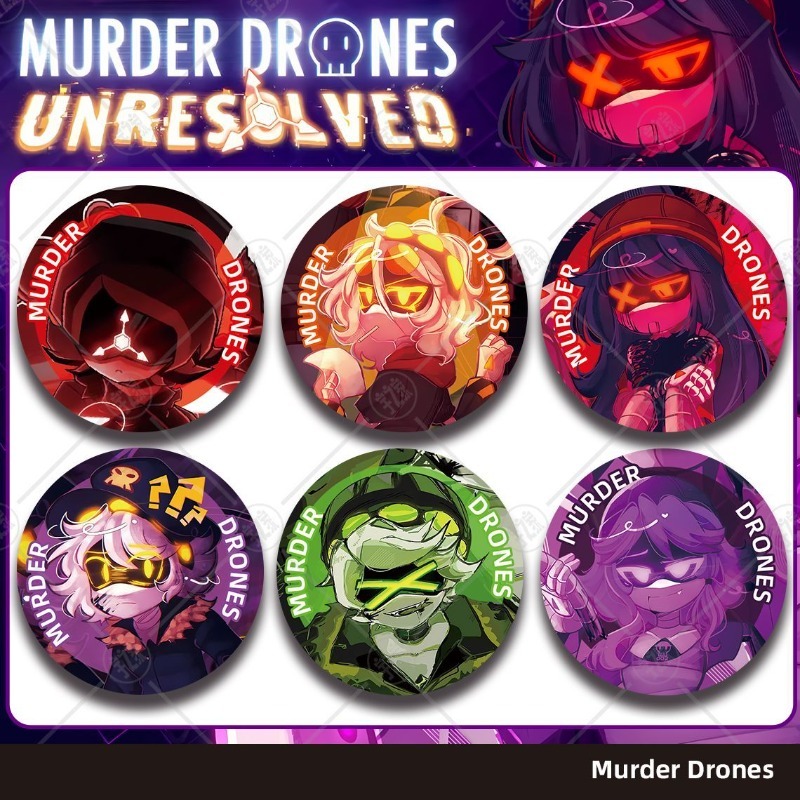 Murder Drones Pin Bros Logam D - Pin Button Badge ulasan dan harga