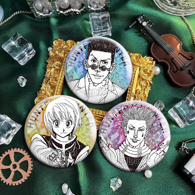 5 Buah HUNTER×HUNTER Pin Lenca - Pin Button Badge ulasan dan harga