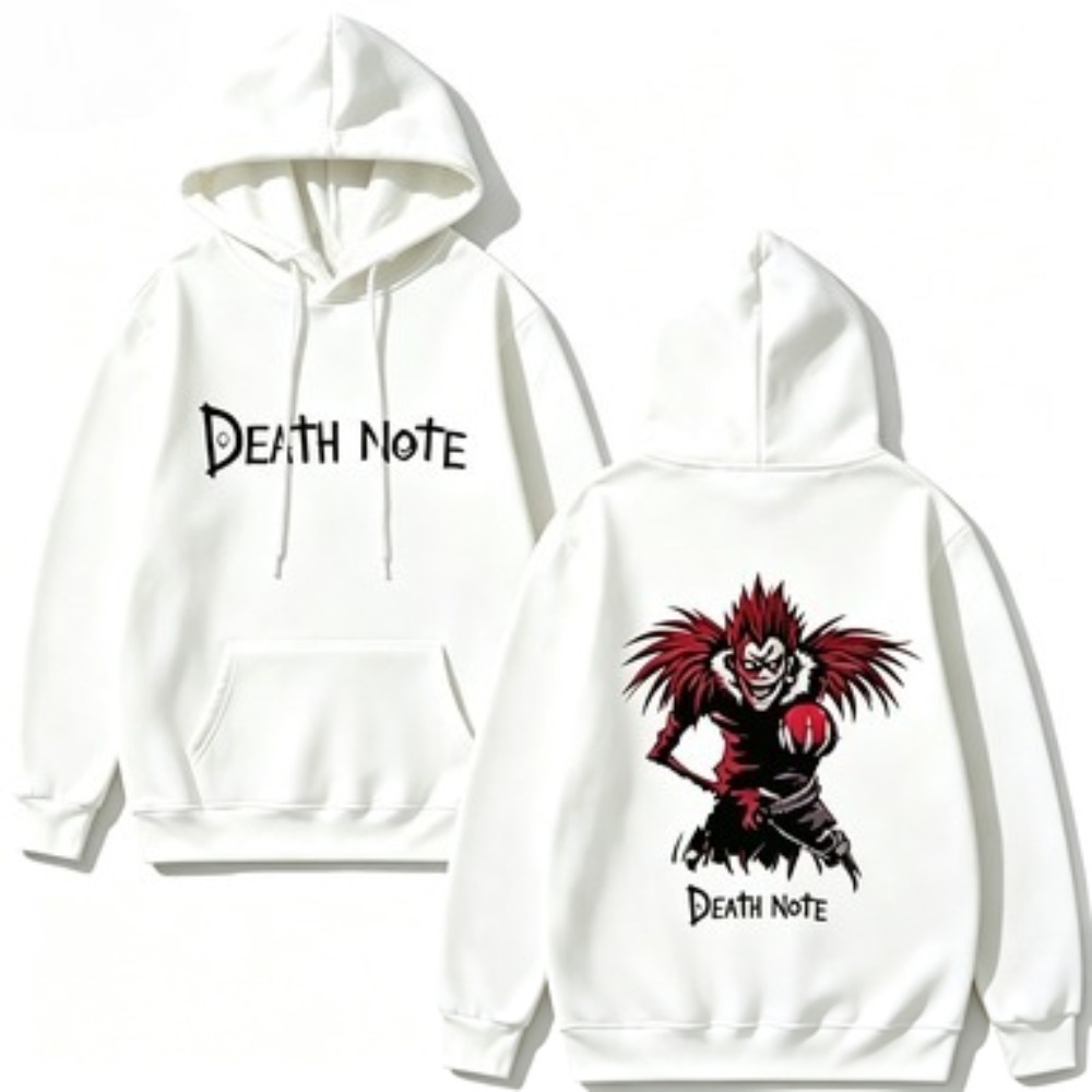 Hoodie Grafis Y2K Anime Death  - Anime Merch Shopping ulasan dan harga