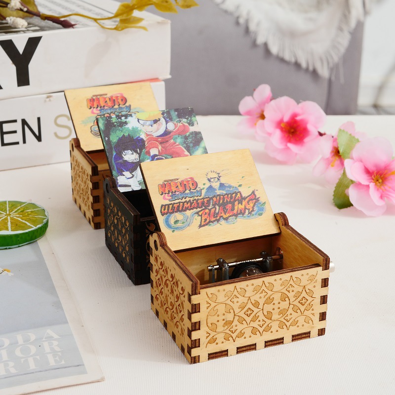 Kotak musik motif kartun Narut - Anime Merchandise In Japanese ulasan dan harga