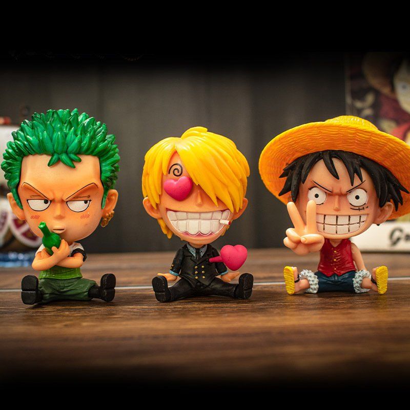 Set Figur Aksi One Piece Luffy - Zoro Anime Merchandise ulasan dan harga