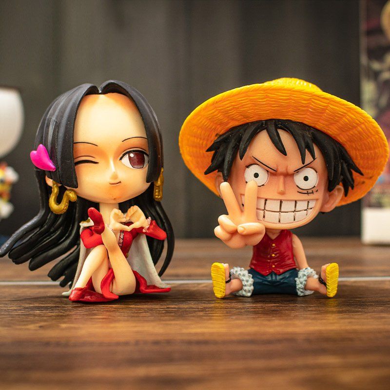 Set Figur Aksi One Piece Luffy - Zoro Anime Merchandise ulasan dan harga