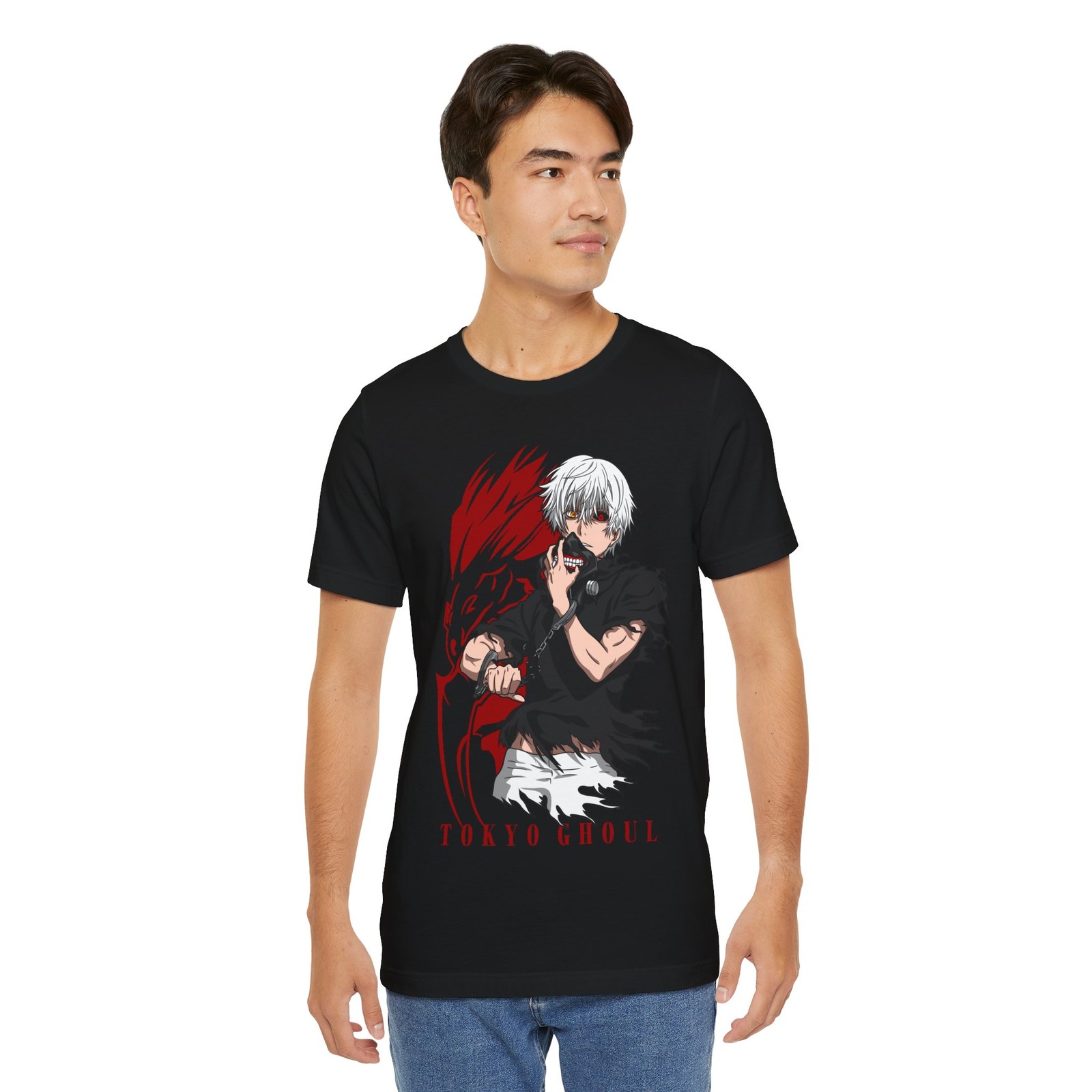 Kaos Anime Tokyo Ghoul, Kaos L - Anime Merchandise In Tokyo ulasan dan harga