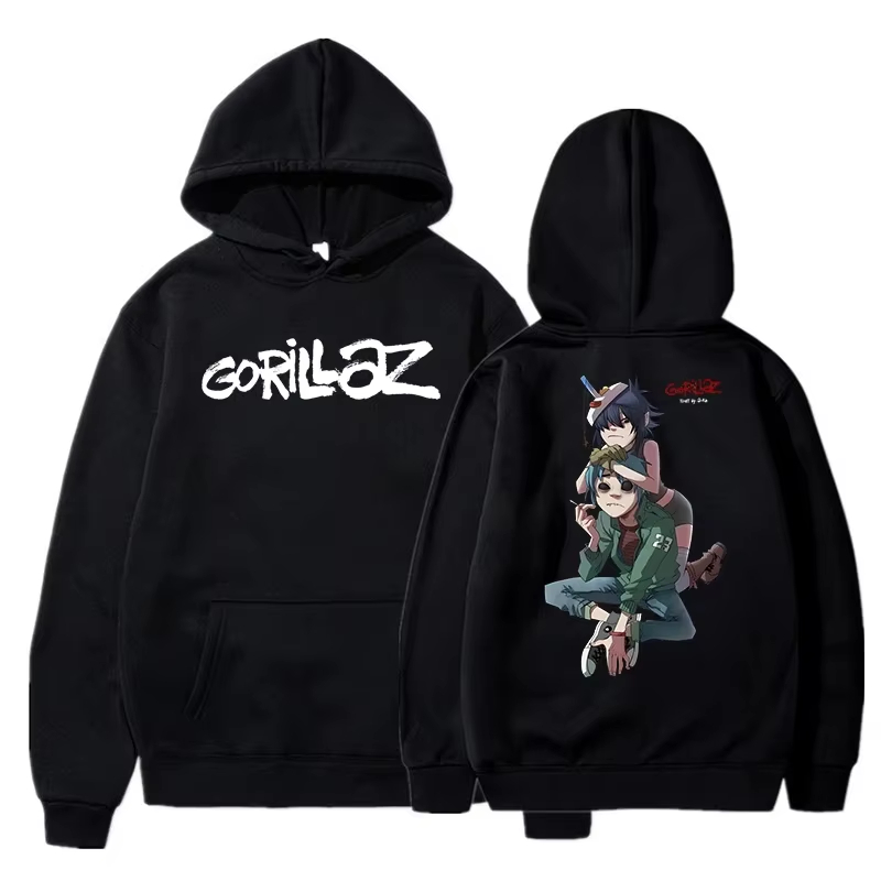 Sweatshirt Grafis Gorillaz Vin - Anime Merch Shopping ulasan dan harga