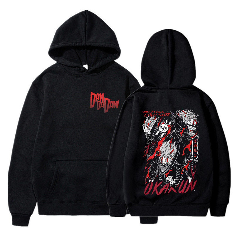 Hoodie Grafis Dandadan Ayase M - Anime Merch Shopping ulasan dan harga