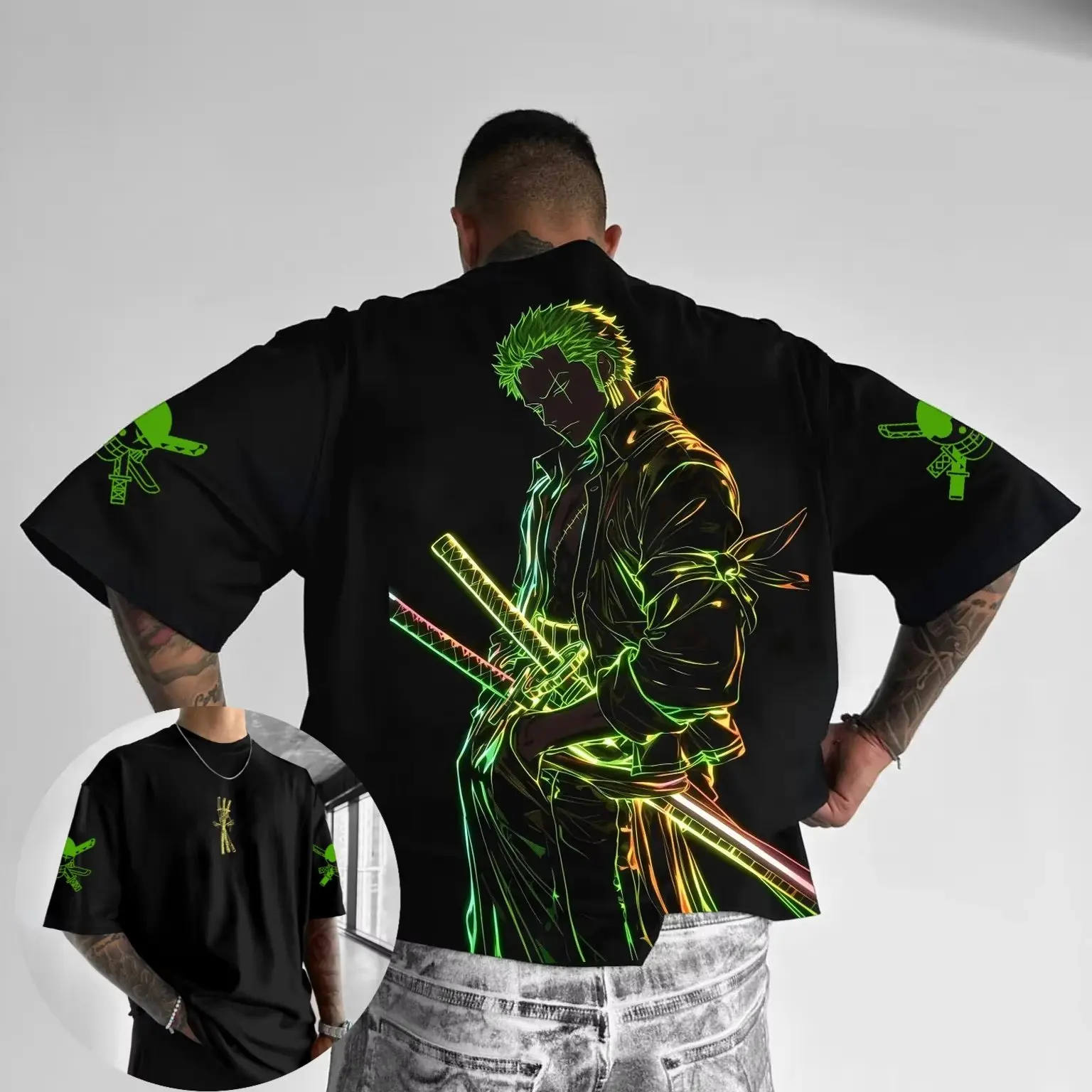 Kaos Grafis Anime One Piece Zo - Zoro Anime Merchandise ulasan dan harga