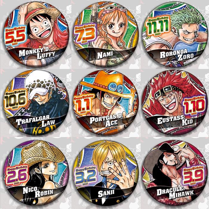Set Pin Lencana Anime One Piec - Zoro Anime Merchandise ulasan dan harga